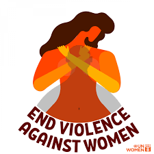 image of women with words End Violence Against Women